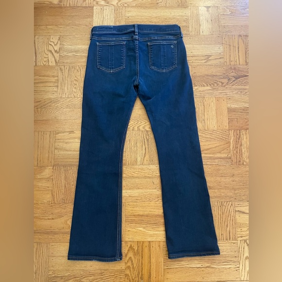 Rag and Bone Stiletto Boot Cut Dark Wash Jeans, Women’s Size 31 - Picture 8 of 9